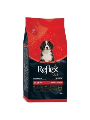 Reflex Plus Junior Kuzu Etli ve Pirinçli Büyük Irk Yavru Köpek Maması 18 Kg