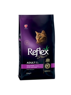 Reflex Plus Gourmet Tavuklu Yetişkin Kedi Maması 15 Kg