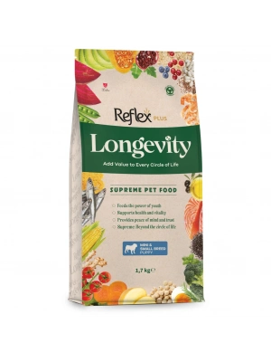 Reflex Plus Longevity Hipoalerjenik Mini ve Küçük Irk Yavru Köpek Maması 1,7kg