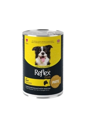 Reflex Plus Pate İçinde Dana Etli Yetişkin Konserve Köpek Maması 1 Adet 400 Gr