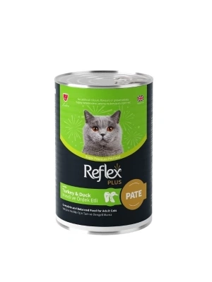 Reflex Plus Pate İçinde Hindi ve Ördek Etli Yetişkin Konserve Kedi Maması 1 Adet 395 Gr