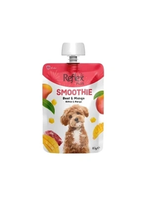 Reflex Plus Smoothie Biftekli ve Mangolu Sıvı Yetişkin Köpek Ödül Maması 1 Adet 85 Gr
