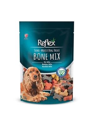 Reflex Semi Moist Mini Mix Kemik Köpek Ödülü 1 Adet 150 Gr