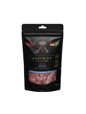 Reflex Snackies Natural Keçi Etli Küpler Tahılsız Köpek Ödül Maması 1 Adet 170 Gr