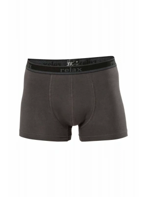 Relax Pamuklu Esnek Erkek Boxer Füme - 1268A