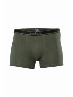 Relax Pamuklu Esnek Erkek Boxer Haki - 1268A