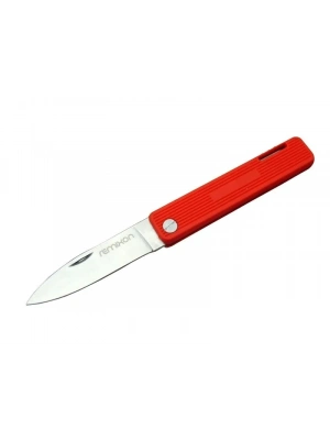 Remixon K200red Kamp / Bahçe Çakı Kırmızı 18 Cm - Manuel, Plastik Sap