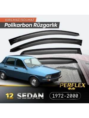 Renault 12 Sedan 1972-2000 Cam Rüzgarlığı V2 Mugen