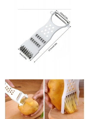 Rende Soyacak 5 Fonksiyonlu Sebze Meyve Soyucu Patates Havuç Salatalık Zencefil Doğrayıcı