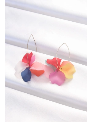 ® Renk Çiçek Küpe