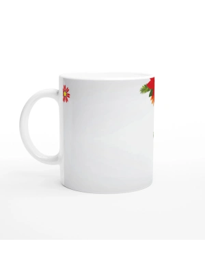 Renkli Çiçek Bahçesi Temalı Kupa Bardak