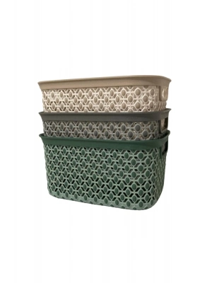 Renkli Düzenleyici Sepet 3 Litre 1 Adet Royaleks-G471