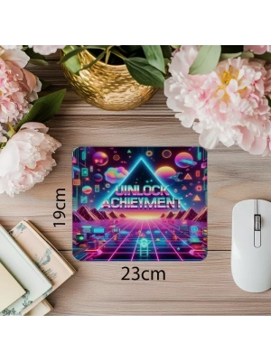 Renkli Hedef Temalı Oyun Mouse Pad - 19x23 cm 2 mm Dikdörtgen İthal Baskılı Mouse Pad