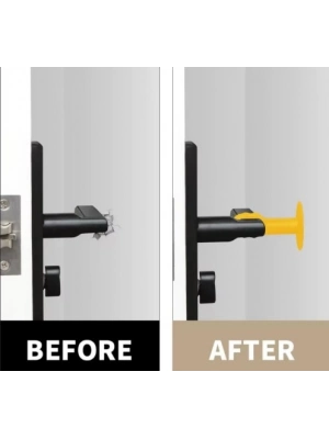 Renkli Vantuzlu Geçmeli Kapı Kolu Stoper 4lü Set