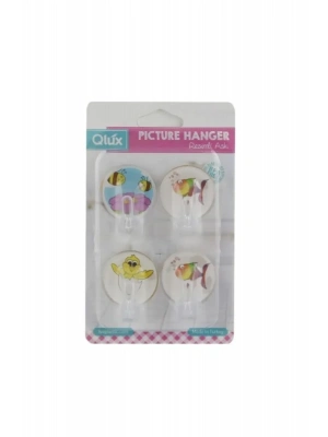 Resimli Yapışkanlı 4 Lü Askı Royaleks-L638