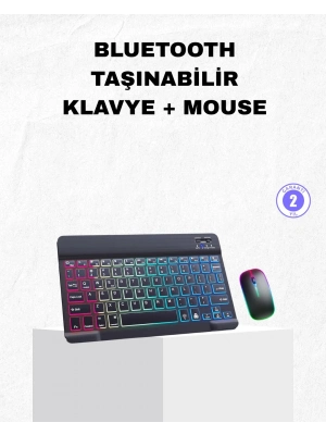 RGB Aydınlatmalı Q Klavye Türkçe Karakter Destekli
