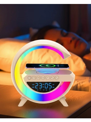 ® RGB Işıklı Kablosuz Hoparlör Bluetooth USB FM TF Kart Destekli