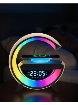 ® RGB Tasarımlı Bluetooth Hoparlör USB FM AUX Girişli