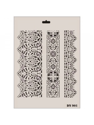 ® Rich Dantel Seri DN-901 Stencil 35x25 cm