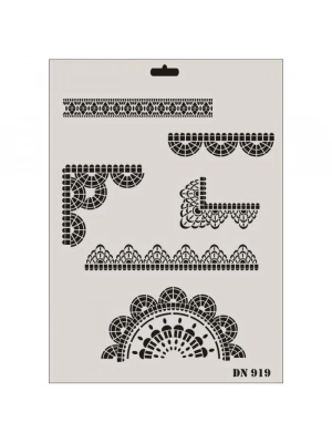 ® Rich Dantel Seri DN-919 Stencil 35x25 cm