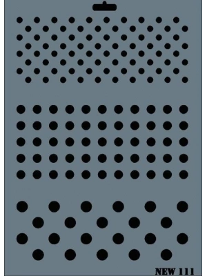® Rich New Seri N-111 Stencil 35x25 cm