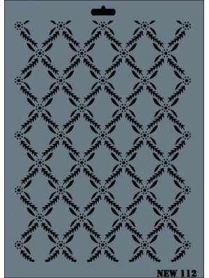 ® Rich New Seri N-112 Stencil 35x25 cm