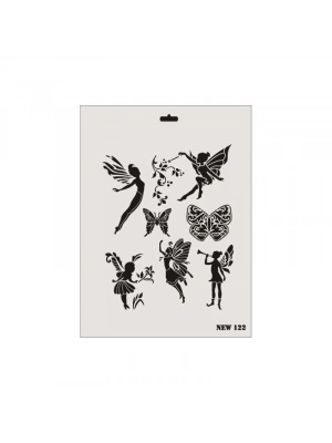 ® Rich New Seri N-122 Stencil 35x25 cm