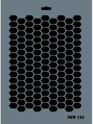 ® Rich New Seri N-125 Stencil 35x25 cm