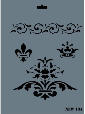 ® Rich New Seri N-134 Stencil 35x25 cm