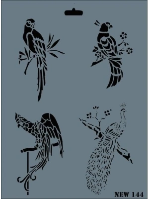 ® Rich New Seri N-144 Stencil 35x25 cm