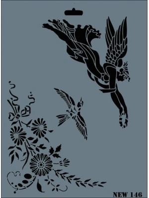 ® Rich New Seri N-146 Stencil 35x25 cm