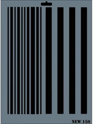 ® Rich New Seri N-150 Stencil 35x25 cm