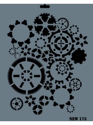 ® Rich New Seri N-173 Stencil 35x25 cm