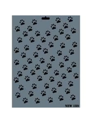 ® Rich New Seri N-189 Stencil 35x25 cm