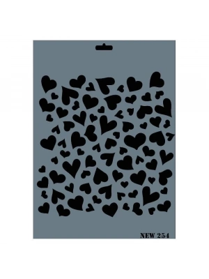 ® Rich New Seri N-254 Stencil 35x25 cm