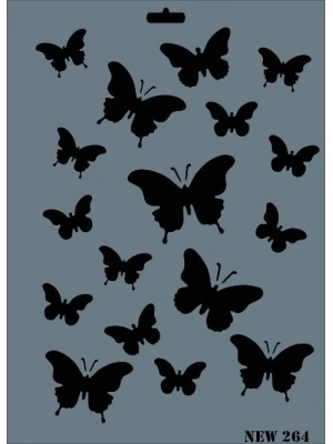 ® Rich New Seri N-264 Stencil 35x25 cm