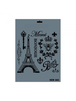 ® Rich New Seri N-282 Stencil 35x25 cm