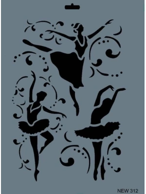 ® Rich New Seri N-312 Stencil 35x25 cm