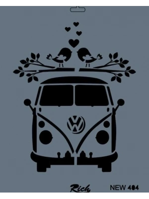 ® Rich New Seri N-404 Stencil 35x25 cm