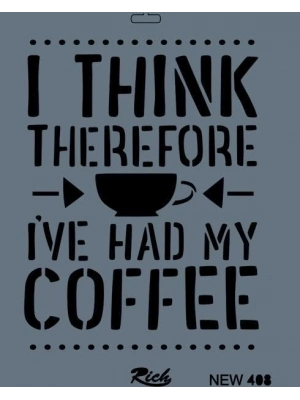 ® Rich New Seri N-408 Stencil 35x25 cm