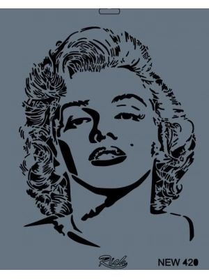 ® Rich New Seri N-420 Stencil 35x25 cm