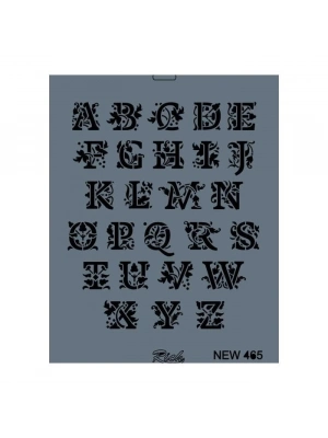 ® Rich New Seri N-465 Stencil 35x25 cm
