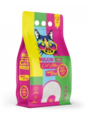 Rigor Bebek Pudralı İnce Taneli Kedi Kumu 10 lt