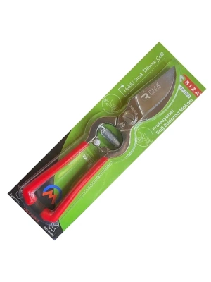 Rıza Sıcak Dövme Çelik Pro Ergonomik Bahçe Bağ Makası 24 Cm