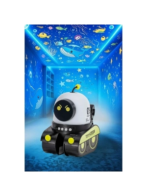 Robot Tasarımlı Projektör Gece Lambası