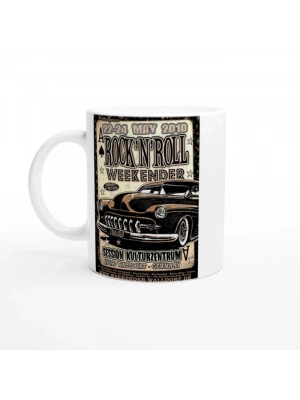 Rock’n Roll Weekender 2010 Klasik Araba Temalı Kupa Bardak