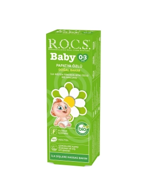 R.O.C.S.Baby Diş Macunu 35ml 0-3 Yaş Papatya