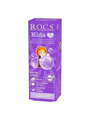 R.O.C.S.Kids Diş Macunu 35ml 4-7 Yaş Sakız