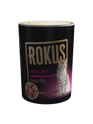 Rokus Kuzulu Yetişkin Konserve Kedi Maması 1 Adet 410 Gr
