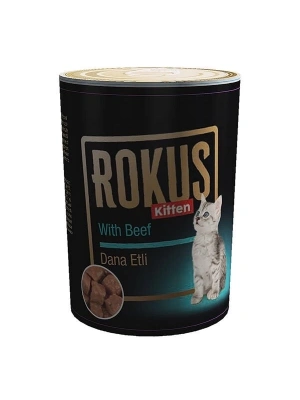 Rokus Tavuklu Yavru Konserve Kedi Maması 1 Adet 410 Gr